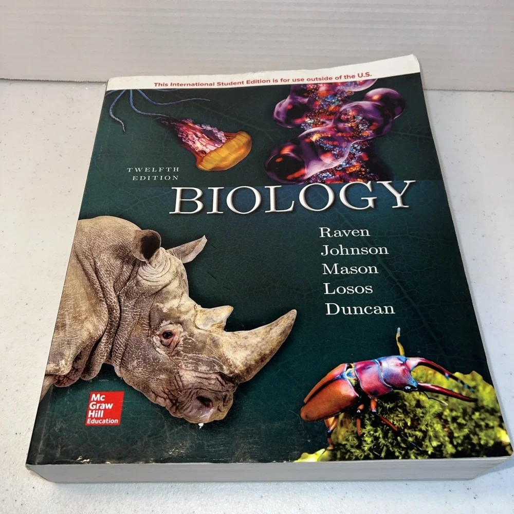 McGraw Hill Biology Twelfth Edition International Student Edition Preowned
